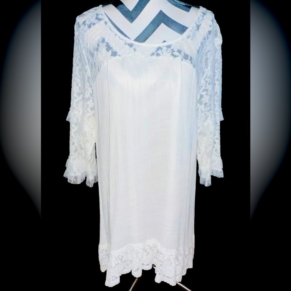 SUNSHINE In My Heart By Paisley Vine L-XL Top Tunic Dress